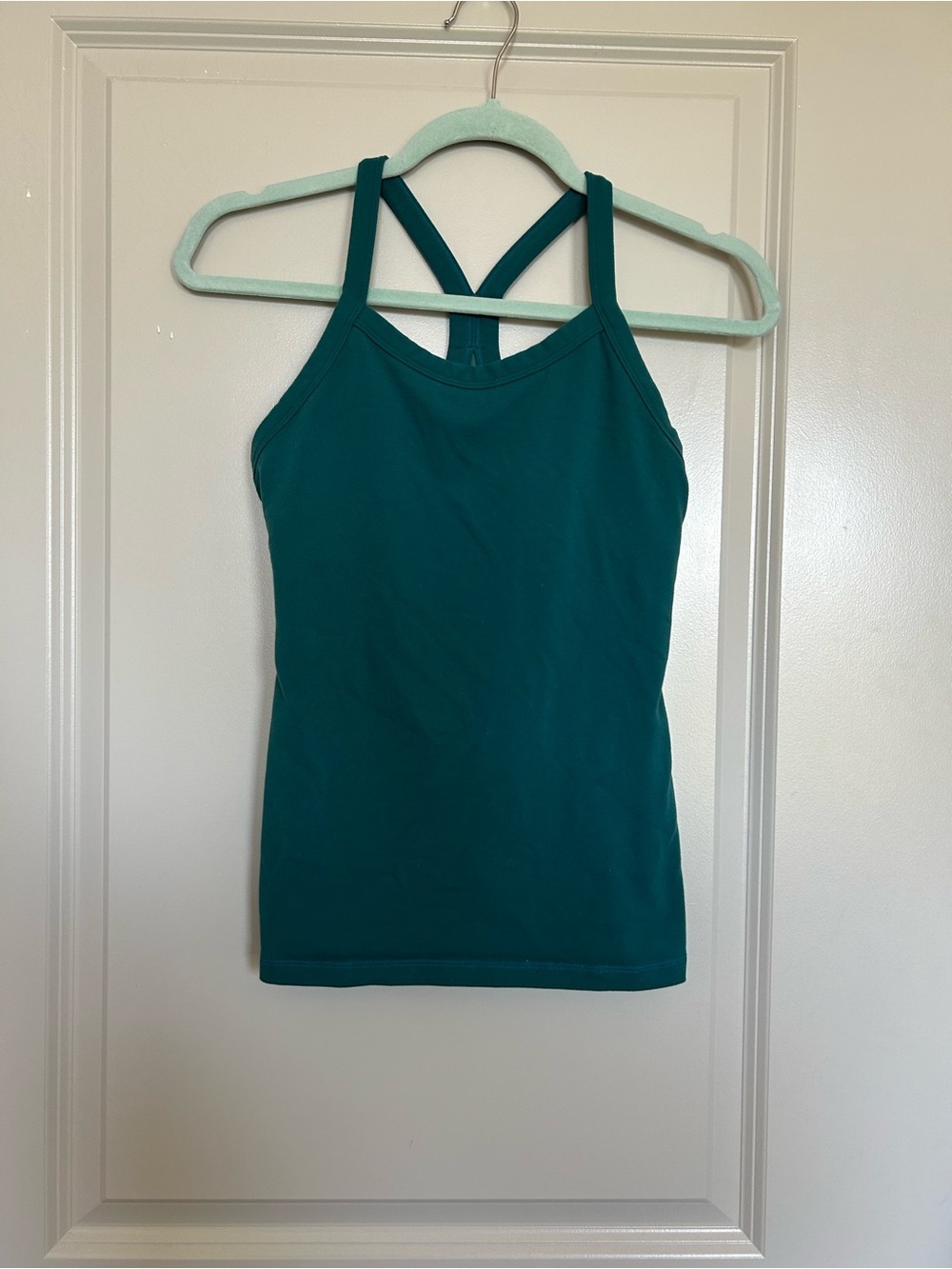 lululemon athletica Teal Strappy Performance Tank